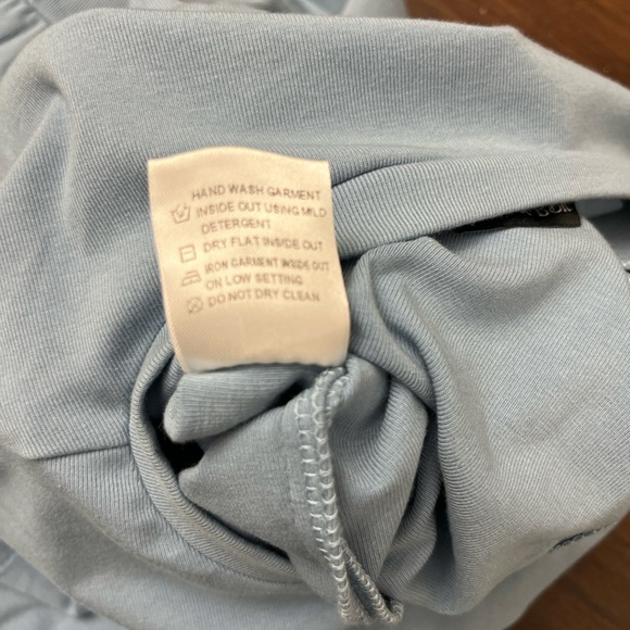 Strut & Bolt Shoulder Pad Wrap Dress Blue Size S / M Casual Comfortable Summer - Picture 13 of 16